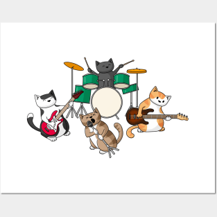 Cat Band Posters and Art